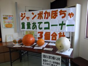 ジャンボかぼちゃクイズ